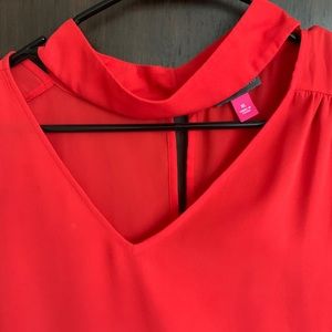Vince Camuto XL Red/Orange Blouse